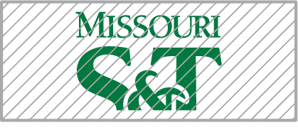 Missouri S&T Logo Cutoff With Grey Grid Overlay