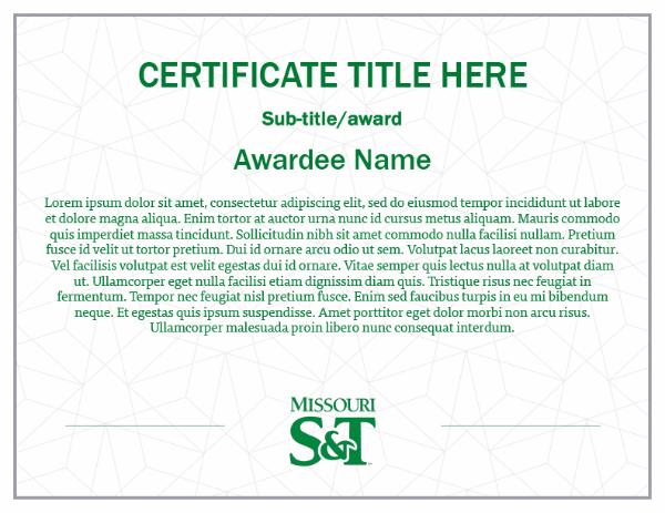PowerPoint Certificate Picture