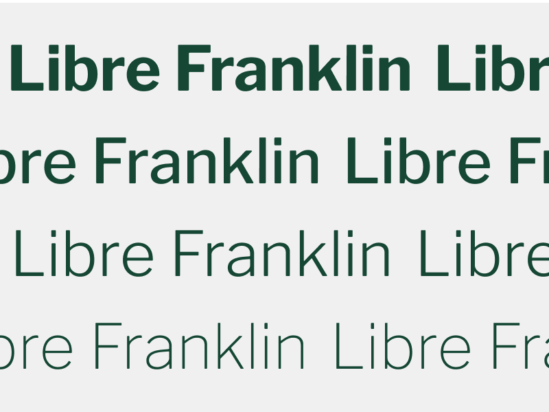 libre franklin